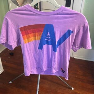 Aviator Nation - Purple top with logo